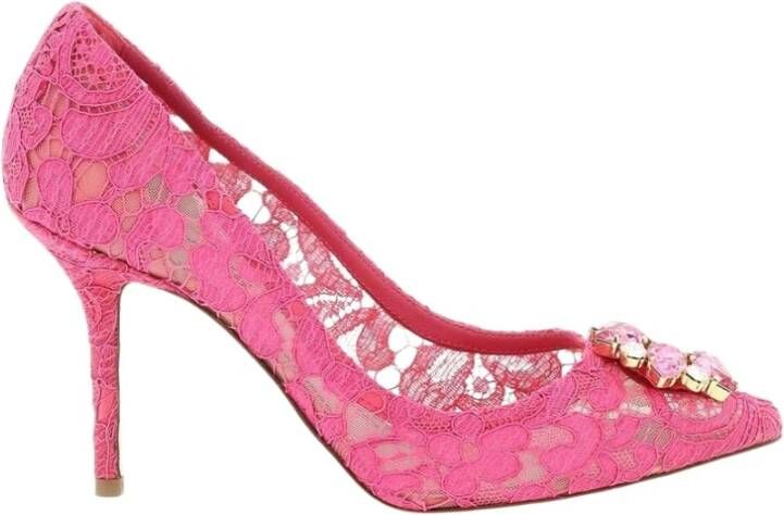 Dolce & Gabbana Elegante Decollete Schoenen Pink Dames