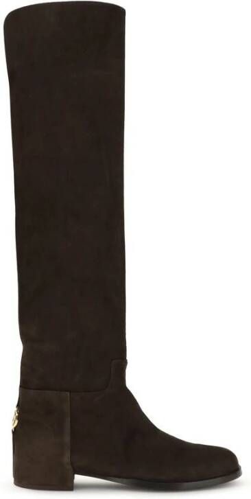 Dolce & Gabbana Elegante Suede High Boots