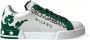 Dolce & Gabbana Elegante Witte Kroon Leren Sneakers White Heren - Thumbnail 1