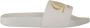 Dolce & Gabbana Elegante witte leren sandalen met gouden borduursel - Thumbnail 2