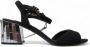 Dolce & Gabbana Zwarte Kristal Enkelband Sandalen Black Dames - Thumbnail 29
