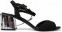 Dolce & Gabbana Zwarte Kristal Enkelband Sandalen Black Dames - Thumbnail 22