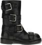 Dolce & Gabbana Enkellaarsjes van leer met gespen - Thumbnail 1
