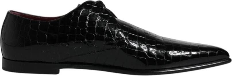 Dolce & Gabbana Exotische leren heren formele derby schoenen