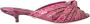 Dolce & Gabbana Exotische Leren Kitten Heels Sandalen Pink Dames - Thumbnail 1