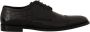 Dolce & Gabbana Exotische Leren Veterschoenen Black Heren - Thumbnail 15