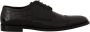 Dolce & Gabbana Exotische Leren Veterschoenen Black Heren - Thumbnail 1