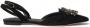 Dolce & Gabbana Zwarte leren kristallen slingback sandalen schoenen Black Dames - Thumbnail 10