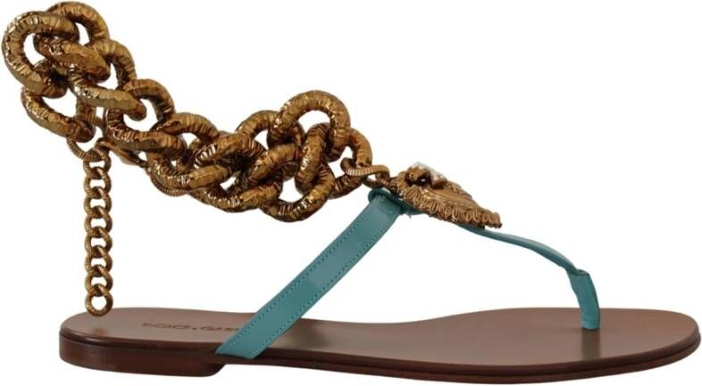 Dolce & Gabbana Flat Sandals Multicolor Dames