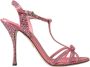 Dolce & Gabbana High Heel Sandals Pink Heren - Thumbnail 8