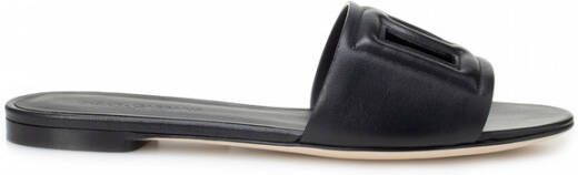 Dolce & Gabbana Glij in stijl met deze sliders van hoogwaardige stof Black Dames