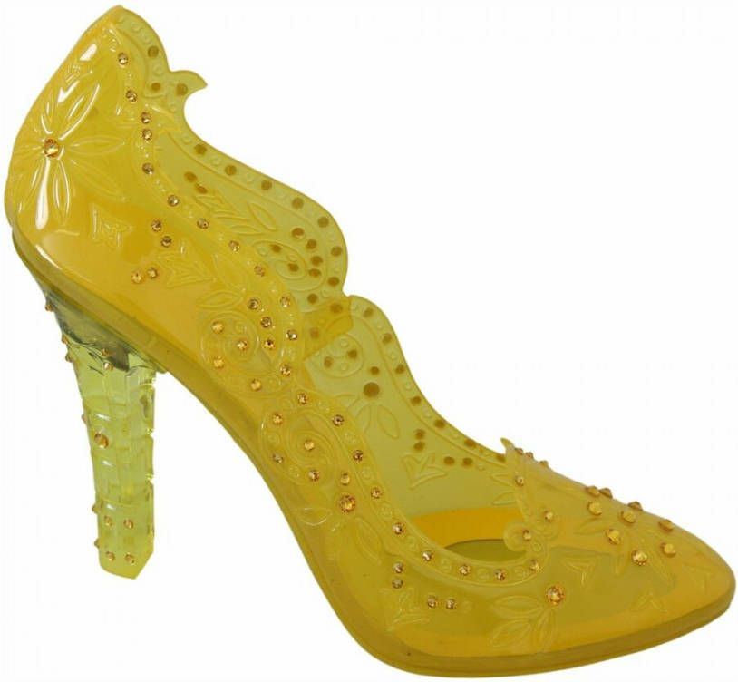 Dolce & Gabbana Floral Crystal Cinderella Heels Shoes