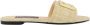 Dolce & Gabbana Raffia Logo Sandalen Beige Dames - Thumbnail 6