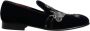 Dolce & Gabbana Fluwelen Bloe Loafers - Thumbnail 1