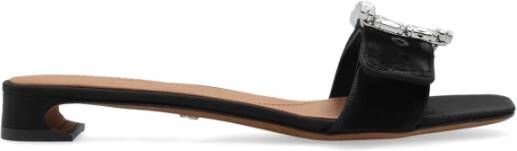 Dolce&Gabbana Sandalen Open-Toe Sandals With Buckle Detail in zwart
