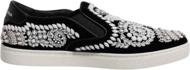 Dolce & Gabbana Fluwelen Instap Sneakers