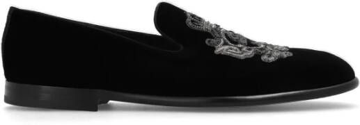 Dolce & Gabbana Fluwelen loafers Black Heren