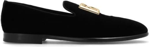 Dolce & Gabbana Fluwelen loafers Black Heren