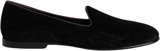 Dolce & Gabbana Geborduurde leren loafers