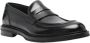 Dolce & Gabbana Geborsteld leren loafers met Penny Slot Black Heren - Thumbnail 11