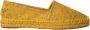 Dolce & Gabbana Gele Kant Espadrille Loafers Platte Schoenen Yellow Dames - Thumbnail 1