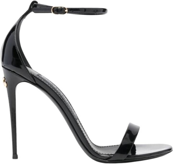 Dolce & Gabbana Gepolijste sandalen Black Dames