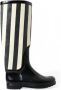 Dolce & Gabbana Gestreepte kniehoge laarzen zwart en wit White Dames - Thumbnail 24