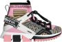 Dolce & Gabbana Gestreepte zool sneakers Multicolor Italië vakmanschap Multicolor Dames - Thumbnail 2
