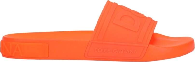 Dolce & Gabbana Glijd in stijl met deze hoogwaardige sliders Orange