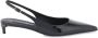 Dolce & Gabbana Patentleren Slingback Pumps met Gouden Metalen Logo Black Dames - Thumbnail 1