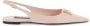 Dolce & Gabbana Gouden Metalen Logo Slingback Ballet Flats Pink Dames - Thumbnail 1