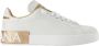 Dolce & Gabbana Portofino Sneakers Dolce Gabbana Gold Dust Leather Beige Dames - Thumbnail 9