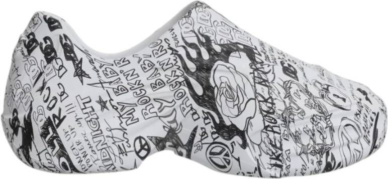 Dolce & Gabbana Graffiti Slip-On Sneakers