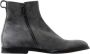 Dolce & Gabbana Grijze Leren Chelsea Enkellaarzen Gray Heren - Thumbnail 1