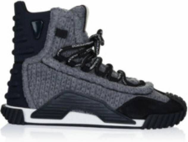 Dolce & Gabbana Grijze Unisex Sneaker Comfortabel en Stijlvol