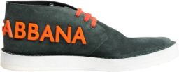Dolce & Gabbana Groene Derby Logo Casual Sneakers Schoenen