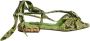 Dolce & Gabbana Groene Sandalen met Enkelbandjes en Dierenprint - Thumbnail 1