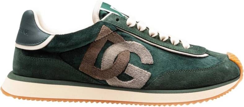 Dolce & Gabbana Groene Sneakers Stijlvol Comfortabel Fit