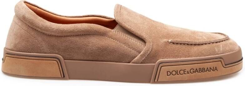 Dolce & Gabbana Hazelnoot Loafer Schoenen Luxe Stijl