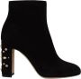 Dolce & Gabbana Hoogwaardige leren laarzen voor vrouwen Black Dames - Thumbnail 1