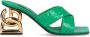 Dolce & Gabbana Chunky Sneakers Zerba Verde Leer Green Dames - Thumbnail 1