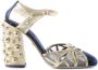 Dolce & Gabbana Zwarte Gouden Leren Studs Enkelband Schoenen Multicolor Dames - Thumbnail 1