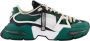 Dolce & Gabbana Groen Witte Sneakers met Verwijderbaar Logo Multicolor Heren - Thumbnail 2