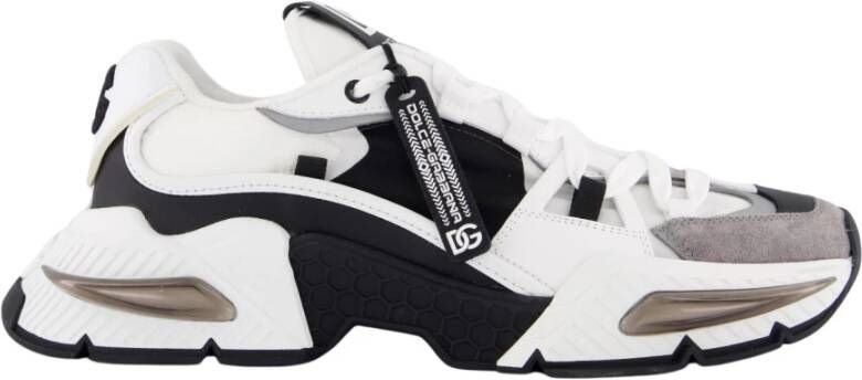 Dolce & Gabbana Multigekleurde sneakers met reliëf en monogramdetails Black Heren