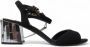 Dolce & Gabbana Zwarte Kristal Enkelband Sandalen Black Dames - Thumbnail 8