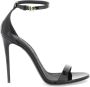 Dolce & Gabbana Zwarte Patentleren Hoge Hak Sandalen Black Dames - Thumbnail 6