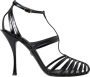 Dolce & Gabbana Zwarte Stiletto Sandalen met Hak Black Dames - Thumbnail 2