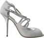 Dolce & Gabbana High Heel Sandals Gray Dames - Thumbnail 1