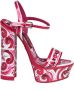 Dolce & Gabbana Multicolor platform sandaal Multicolor Dames - Thumbnail 1
