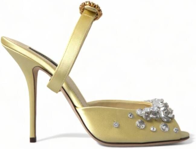 Dolce & Gabbana High Heel Sandals Yellow Dames